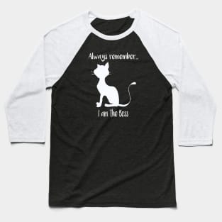 Funny Cat Lover Quotes Baseball T-Shirt